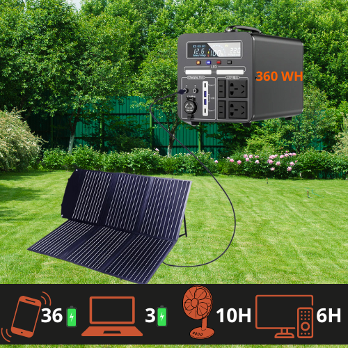 Découvrez la Puissance de la Liberté avec Notre Générateur Solaire Portable FlashFish E200!