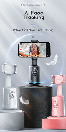 Support de Téléphone Automatique avec Suivi Visage &amp; Objet - Filmez des Vidéos Parfaites en Toute Liberté
