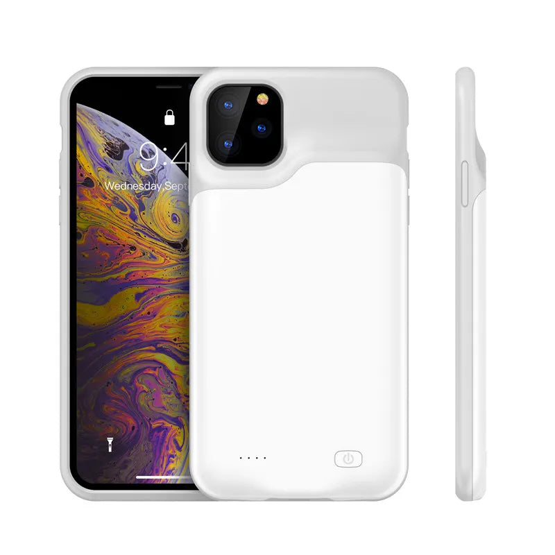 PowerCase™ - Coque Batterie à Recharge Rapide pour iPhone, 5000mAh