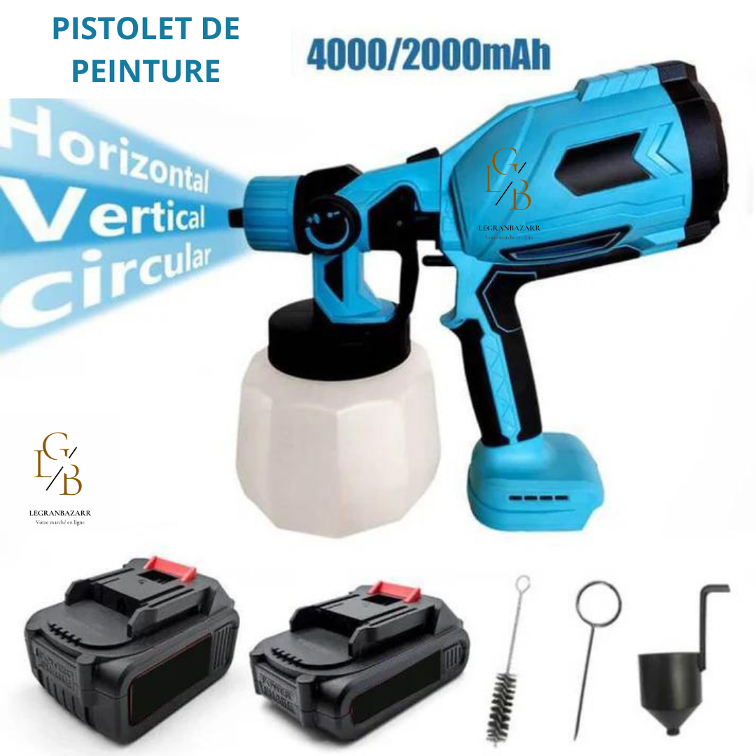 Pistolet Haute Pression Sans Fil – Efficacité et Économie pour Tous !