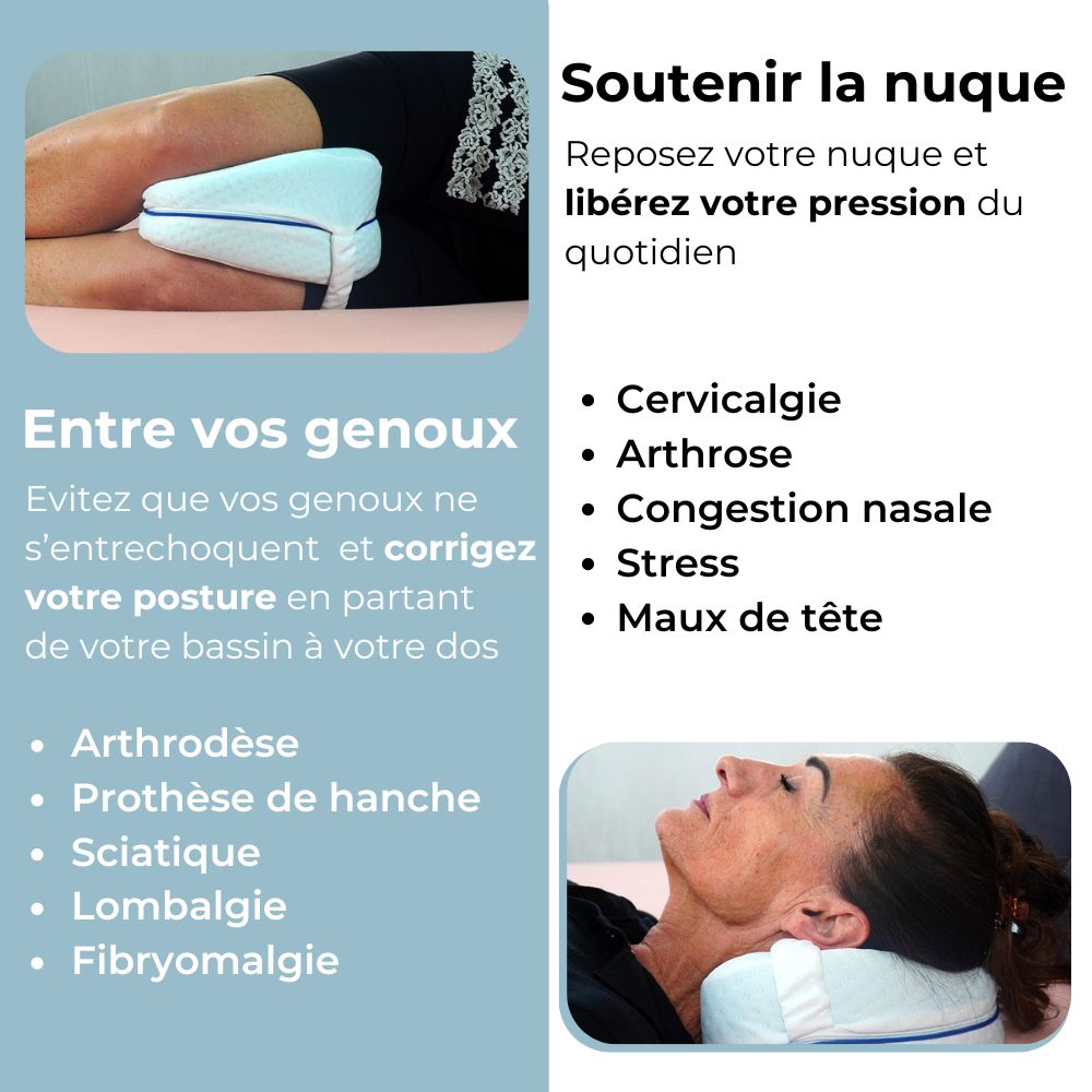 Coussin Orthopédique Cellsius - Le Secret d'un Sommeil Sans Douleur