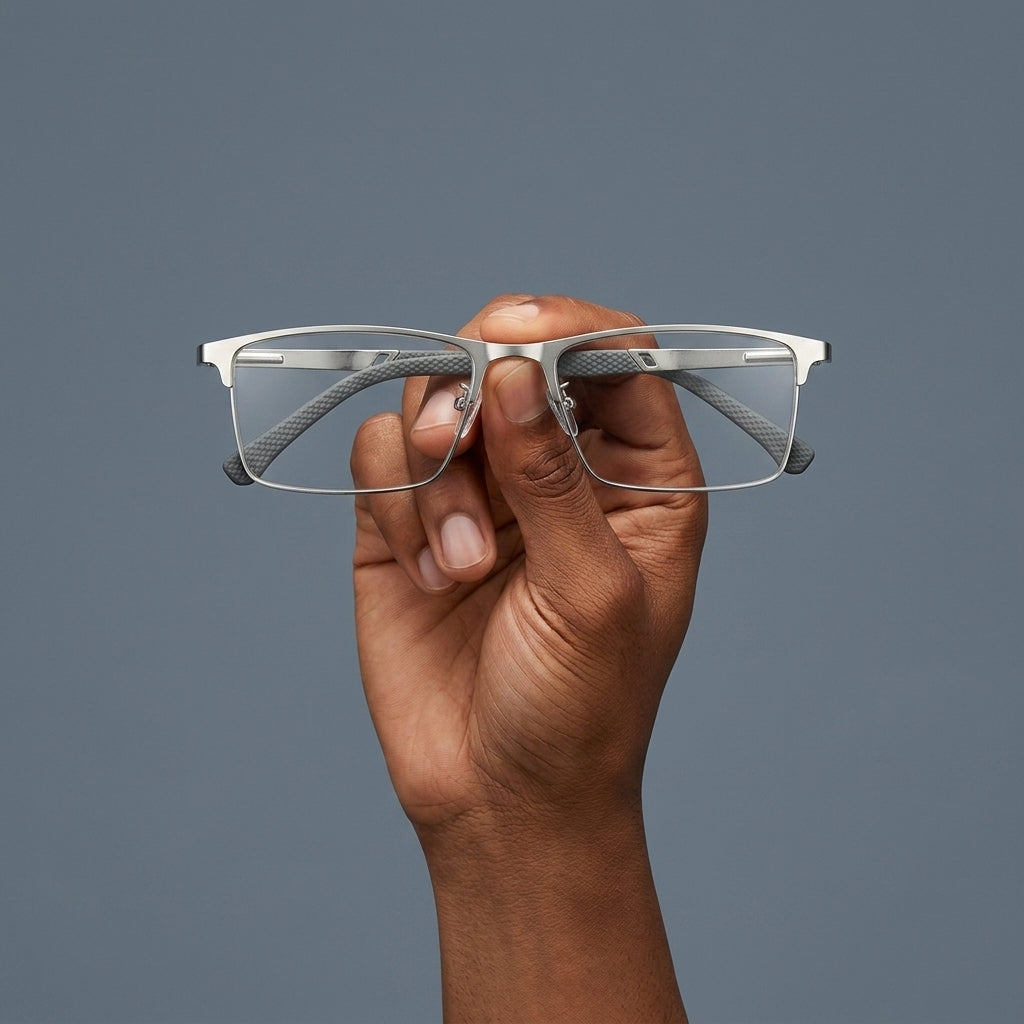 Rectangulaire Metal - lunettes progressives